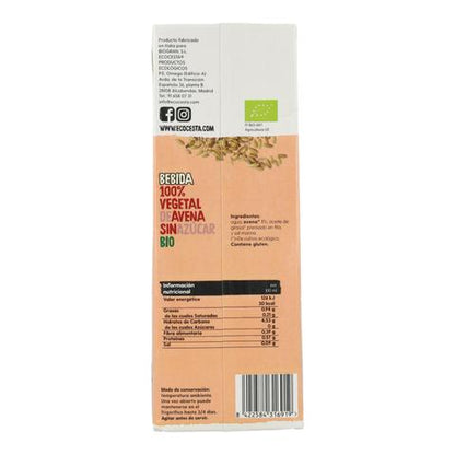 Pack de 6 Bebidas de Aveia Biológicas 0% Açúcar Ecocesta 1L