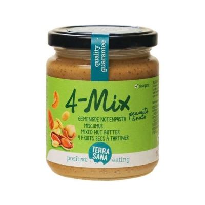 4-Mix, creme de nozes (com amendoins) Terrasana 250 g