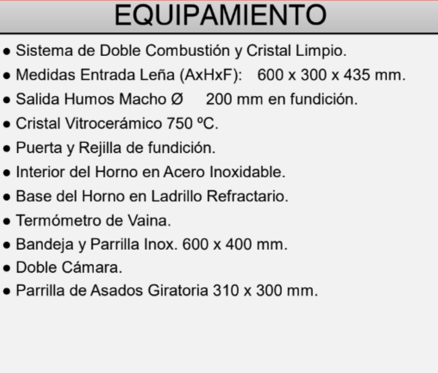 BRICOSOL Horno Leña Insertable FM - Interior Fundición - Modelo HLI-200 F_1