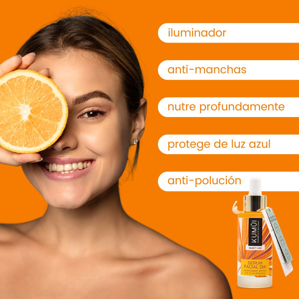 Serum Facial Dia Iluminador Antiox Vitamina C + E + Ferulic KUMUI 30ml_5