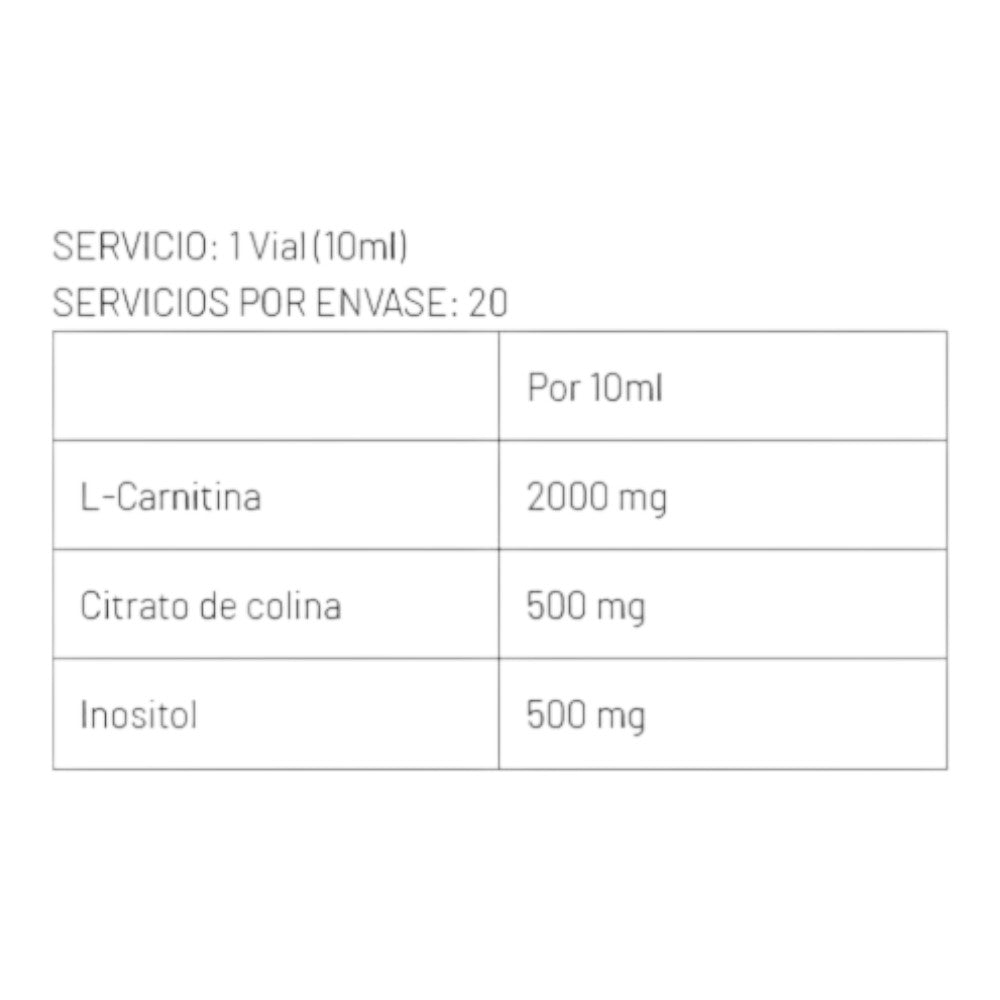 L-carnitine 3000 20 Viales X 10 Ml_1