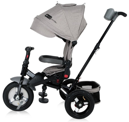 Triciclo Evolutivo Jaguar Con Capota , Asiento Giratorio 360º Y Ruedas Neumáticas Grey Luxe_1