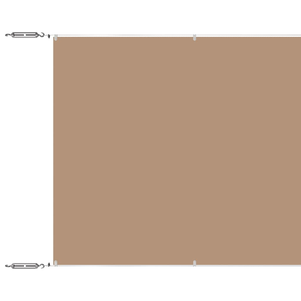 Vidaxl Toldo Vertical Tela Oxford Gris Taupé 100x1200 Cm_0