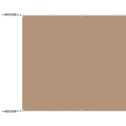 Vidaxl Toldo Vertical Tela Oxford Gris Taupé 100x1200 Cm_0
