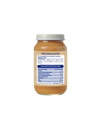 Menu Tradição Legumes e Babybio Quinoa Jar 200g