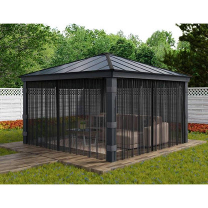 Conjunto de mosquiteiro para gazebo Dallas 422x422 Canopia