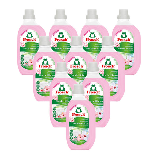 Pack 10x Suavizante Hibisco Frosch 900 ml.