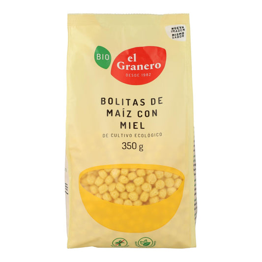 Bolas de Milho Biológicas com Mel El Granero 350 g