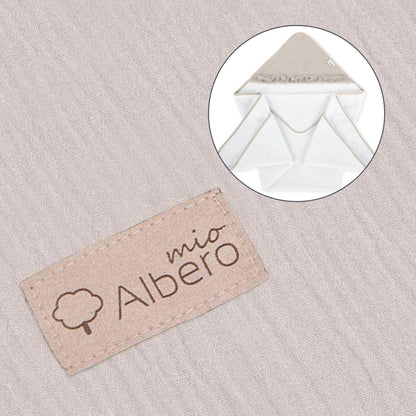 Maxicapa De Baño Para Bebés Cotton Color Beige_1