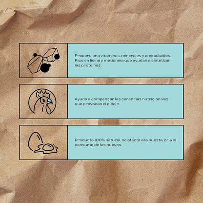 Suplemento Anti Picaje Para Aves De Corral – Kanex Relax 700 G - Minerales Y Vitaminas Para Gallinas, Faisanes, Pollitos_1