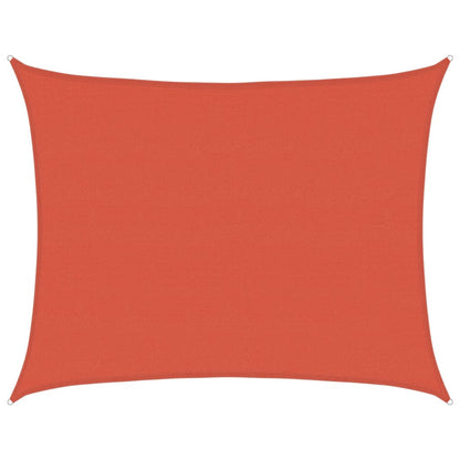 Vidaxl Toldo De Vela Hdpe Terracota 160 G/m² 6x8 M_0