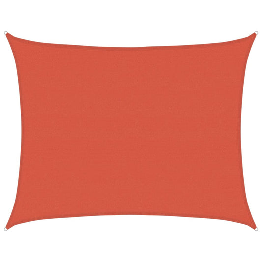 Vidaxl Toldo De Vela Hdpe Terracota 160 G/m² 6x8 M_0