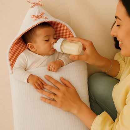 Nido De Bebé  En Algodón Bio Blanco_5