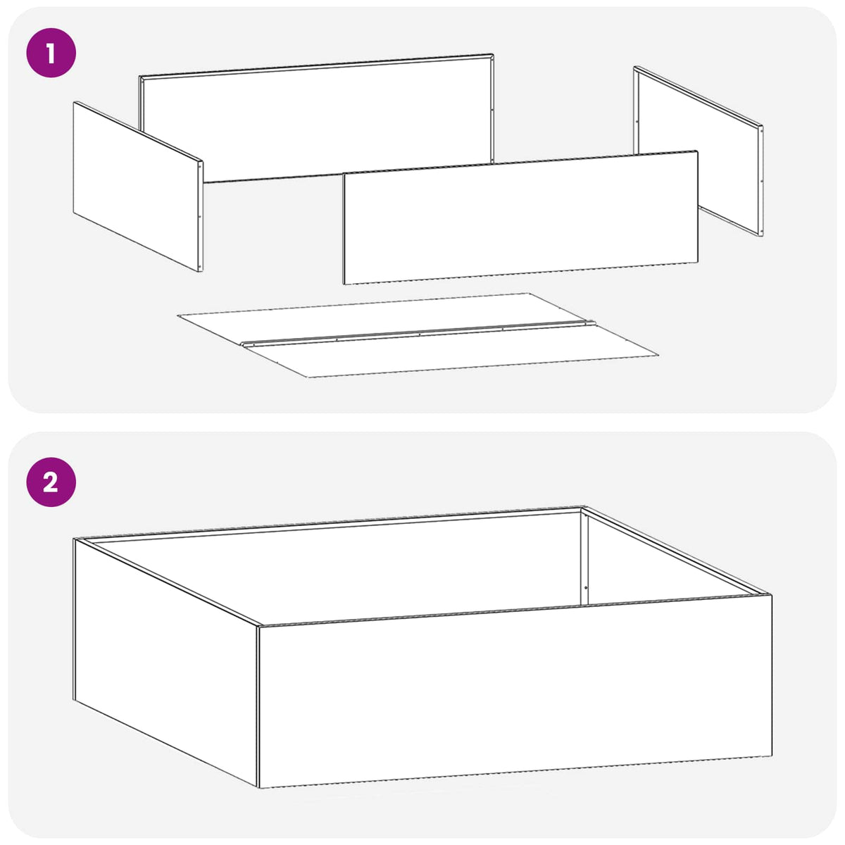 Macetero De Jardín Verde Oliva 80 X 80 X 30 Cm_5