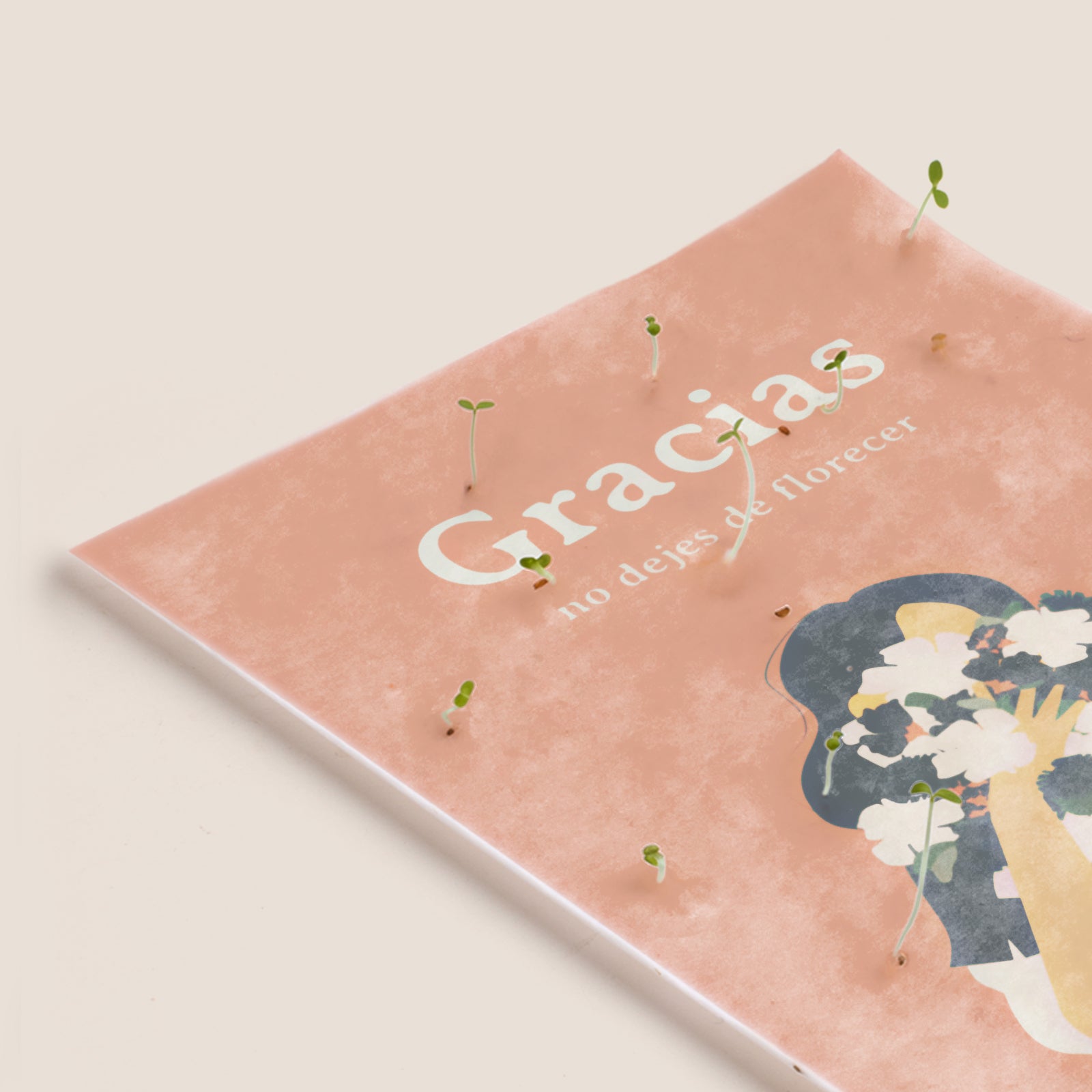 Postal Plantable Gracias Con Semillas De Manzanilla – Regalo Original Para Agradecer De Corazón | Resetea_2