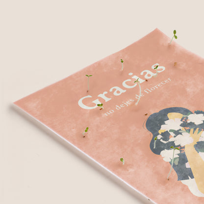 Postal Plantable Gracias Con Semillas De Manzanilla – Regalo Original Para Agradecer De Corazón | Resetea_2