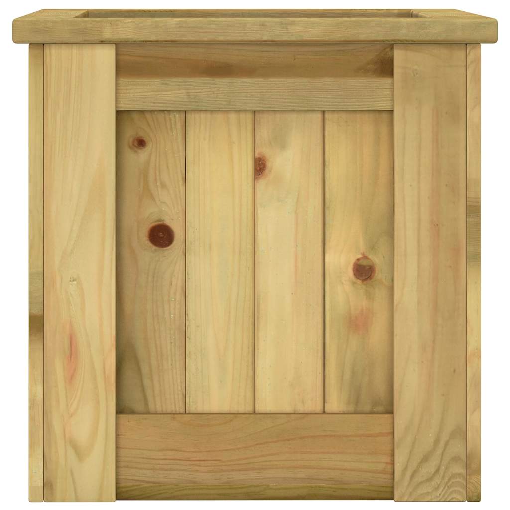 Arriate De Madera De Pino Impregnada 100x50x50 Cm_5