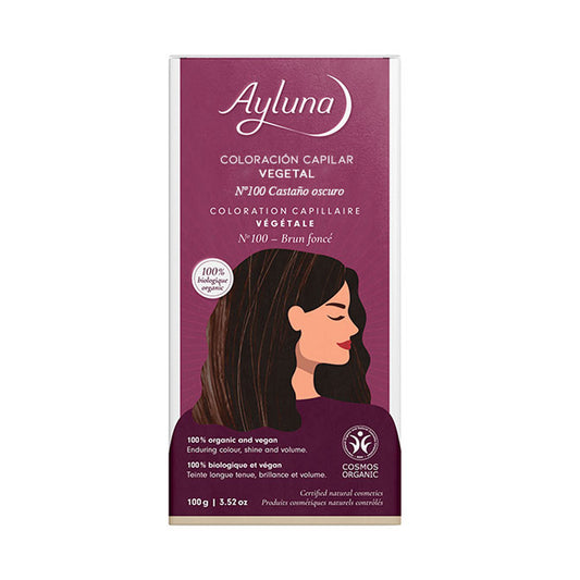 Corante Vegetal 100 Ayluna Castanho Escuro, AYLUNA, 100 g