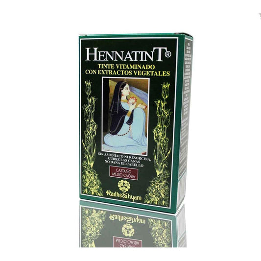 Hennatint Médio Mogno Castanho 120 Ml Radhe