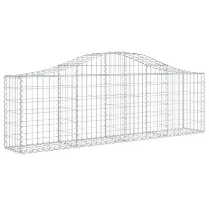 Cestas De Gaviones 25 Uds Forma De Arco Hierro 200x30x60/80 Cm_2