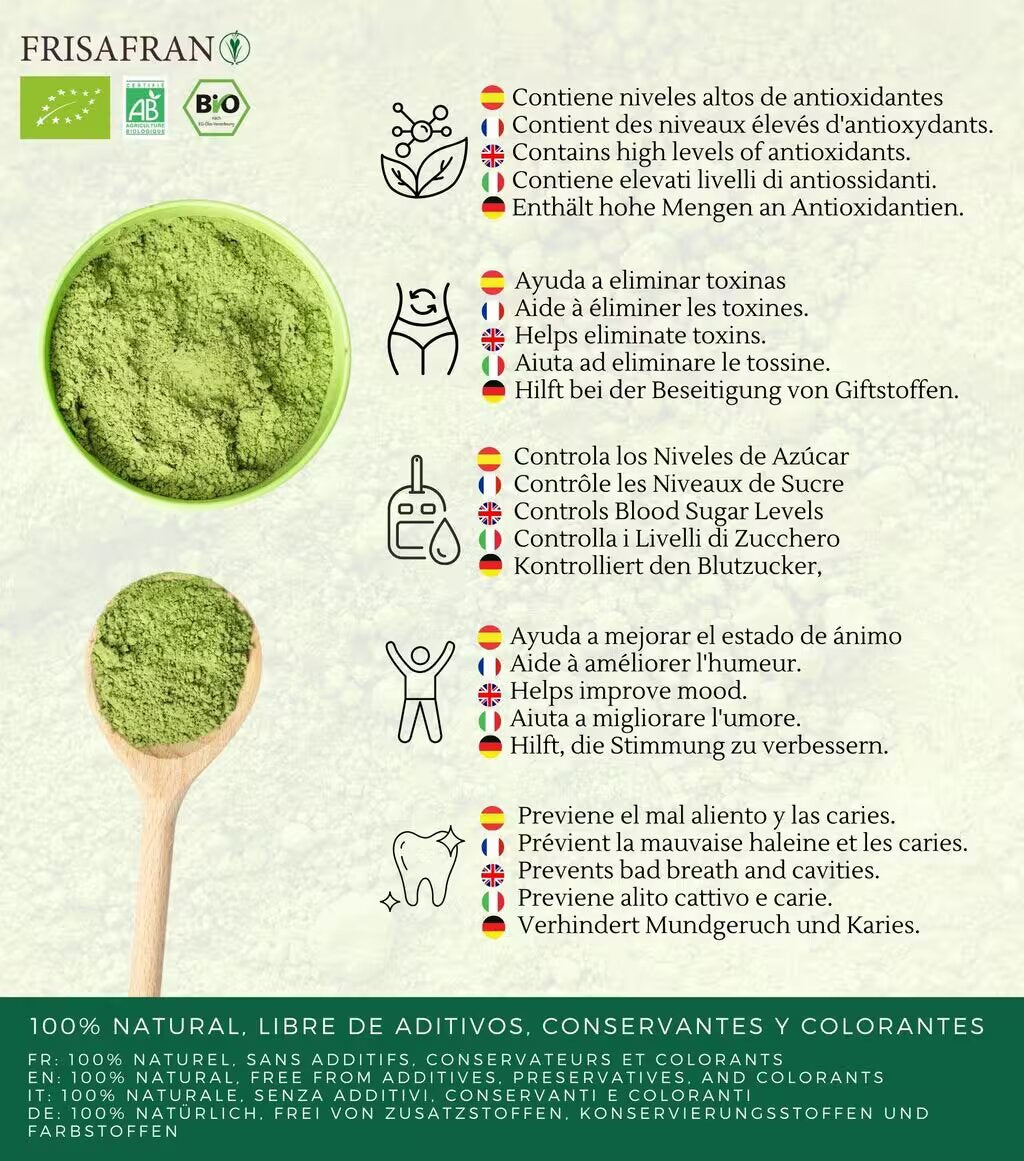 Té Verde Matcha - Calidad Y Sabor | Frisafran 100 G_2