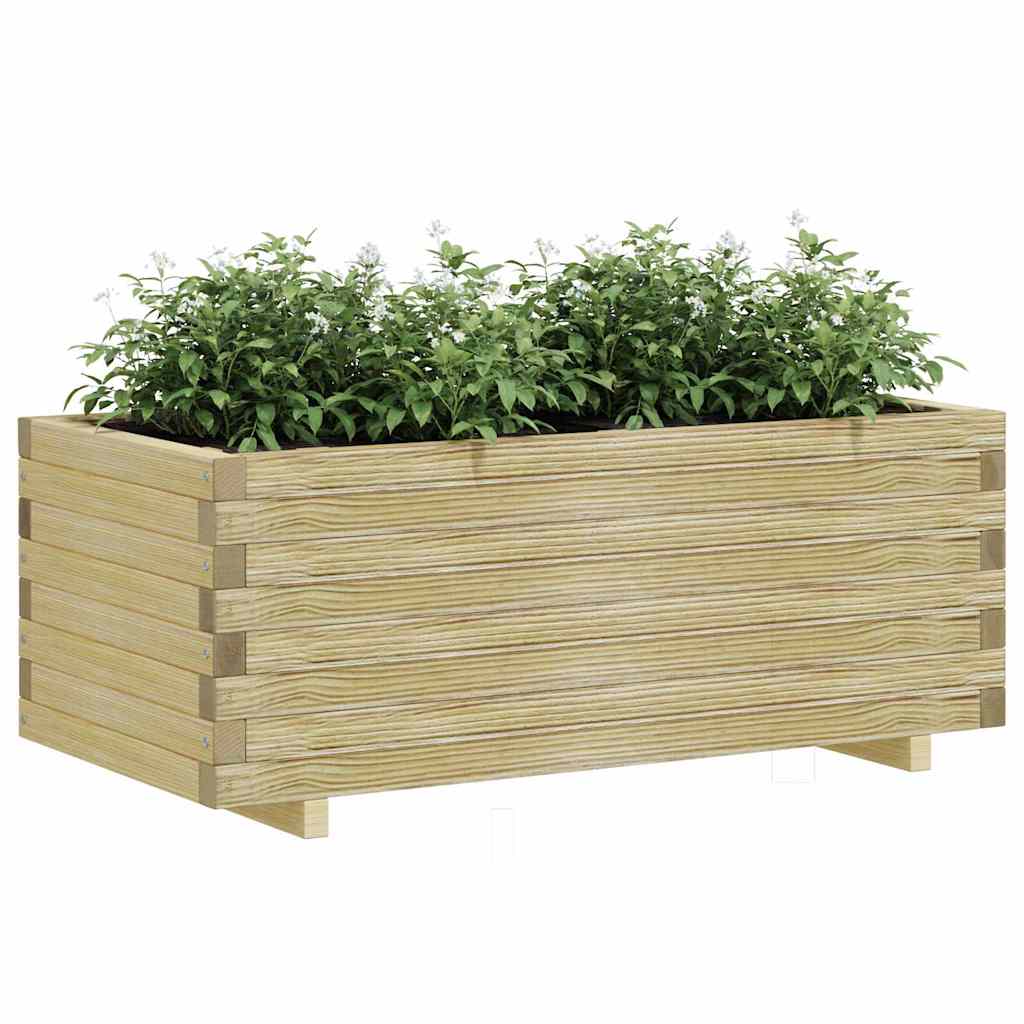 Arriate Elevado Rectangular Madera 100x50x40 Cm_3