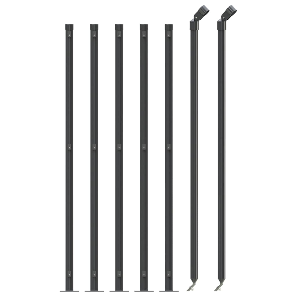 Cerca De Alambre Con Brida Gris Antracita 1,1x10 M / Vetonek_0