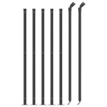 Cerca De Alambre Con Brida Gris Antracita 1,1x10 M / Vetonek_0