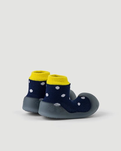 Zapatos De Bebé Que Cambian De Color Con La Luz Del Sol Polka Navy Bigtoes Chameleon L (21,5)_3
