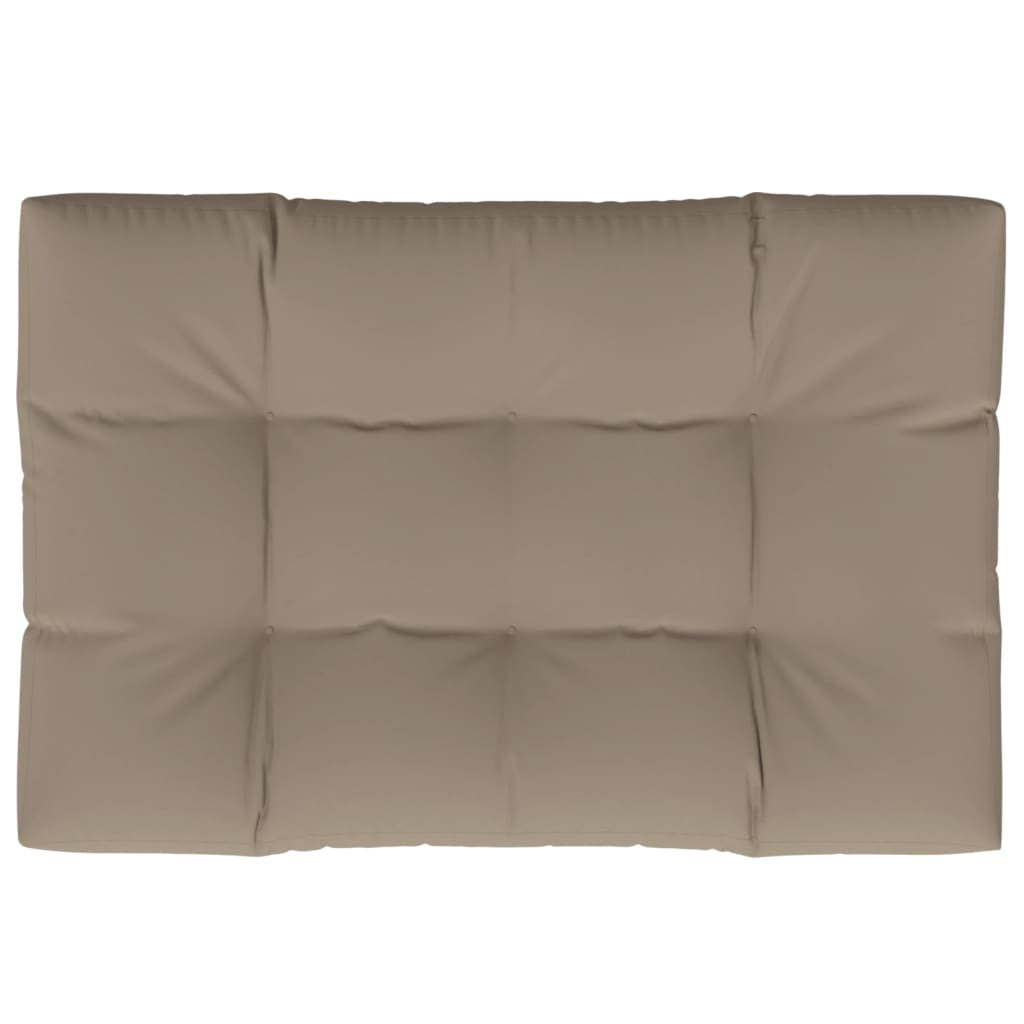 Vidaxl Cojín De Asiento De Jardín De Tela Gris Taupe 120x80x12 Cm_0