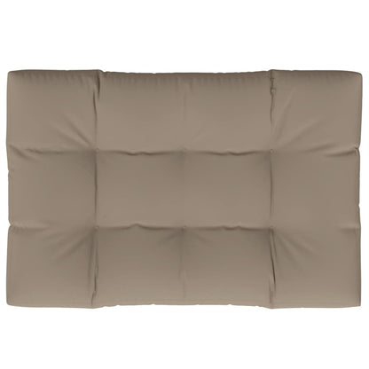 Vidaxl Cojín De Asiento De Jardín De Tela Gris Taupe 120x80x12 Cm_0