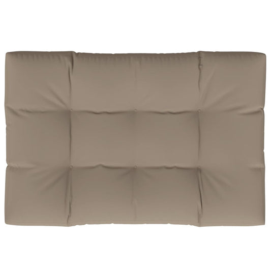 Vidaxl Cojín De Asiento De Jardín De Tela Gris Taupe 120x80x12 Cm_0