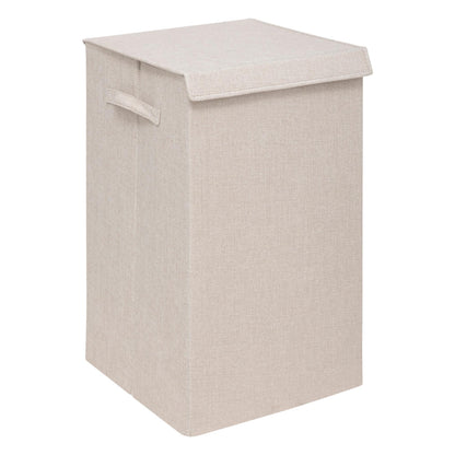 Cesta De Ropa Colors 74l Mdf Y Poliéster Beige Lino_0
