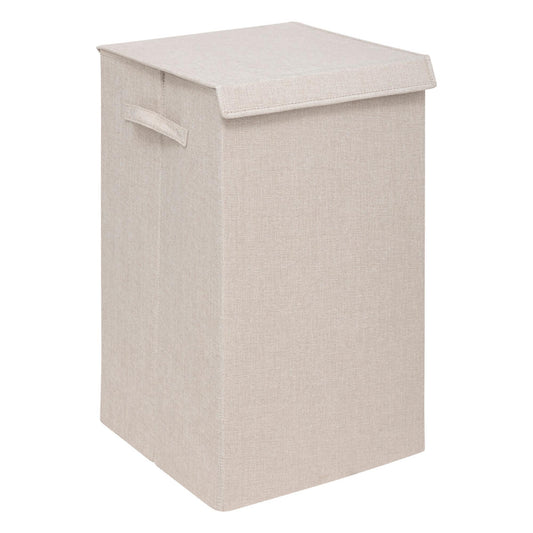 Cesta De Ropa Colors 74l Mdf Y Poliéster Beige Lino_0