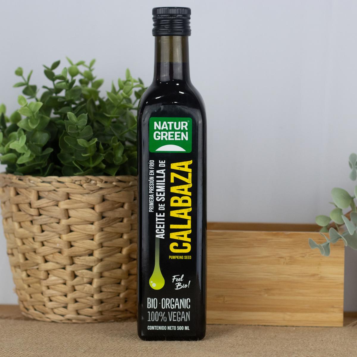 Óleo de sementes de abóbora biológico NaturGreen 500 ml