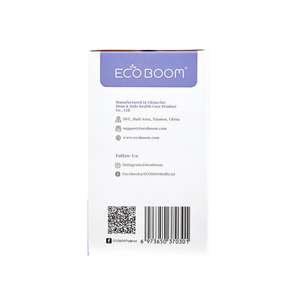 Almofadas de fibra de bambu biodegradáveis ​​Super Ecoboom, 8 unidades