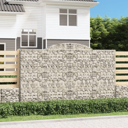 Cestas De Gaviones 17 Uds Forma De Arco Hierro 300x50x180/200cm_1