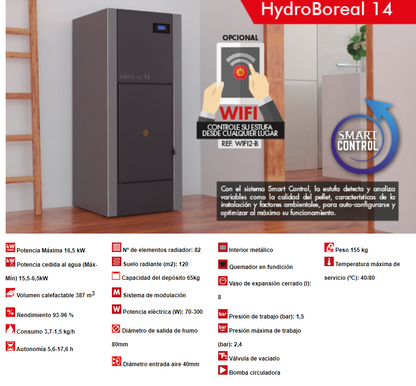 Bricosol Caldera De Pellet Compacta Boreal 14 Kw_0