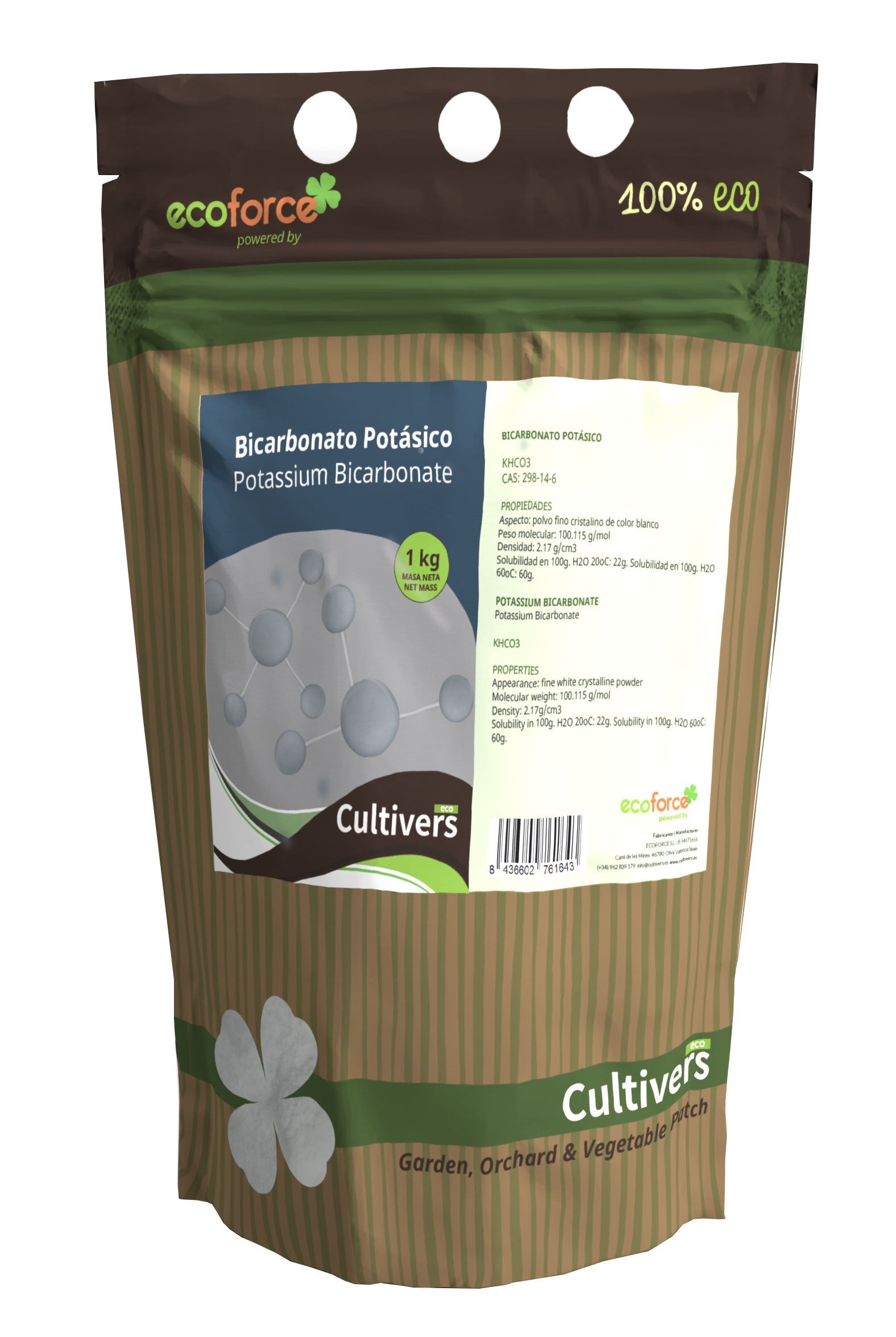 Bicarbonato De Potasio Cultivers 2x5kg_0