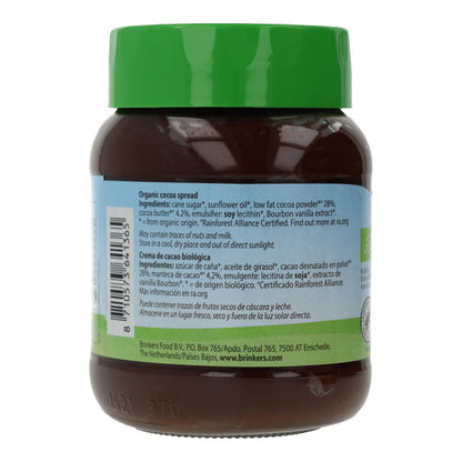 Creme de Chocolate Negro Ecológico Nuscobio 400g