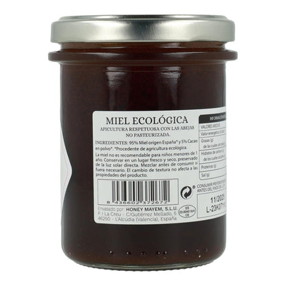 Mel biológico Mayem com cacau 275 g