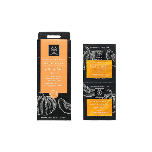 Máscara detox Express Beauty Apivita 2 x 8 ml