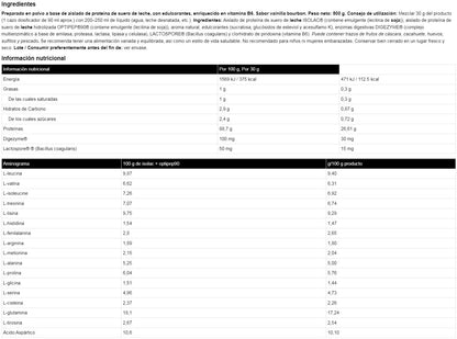 Isoluxe Cfm - 500g - Vainilla Bourbon - Proteína De Aislado De Suero Isolate - Io.genix_5