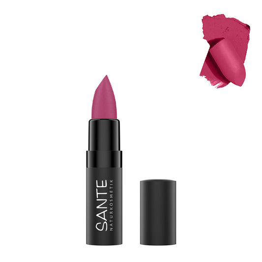 Batom Matte 07 Wild Fuchsia, Sante, 4,5g