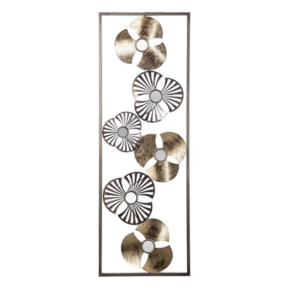 Decoración De Pared Blomma Metal Dorado_0