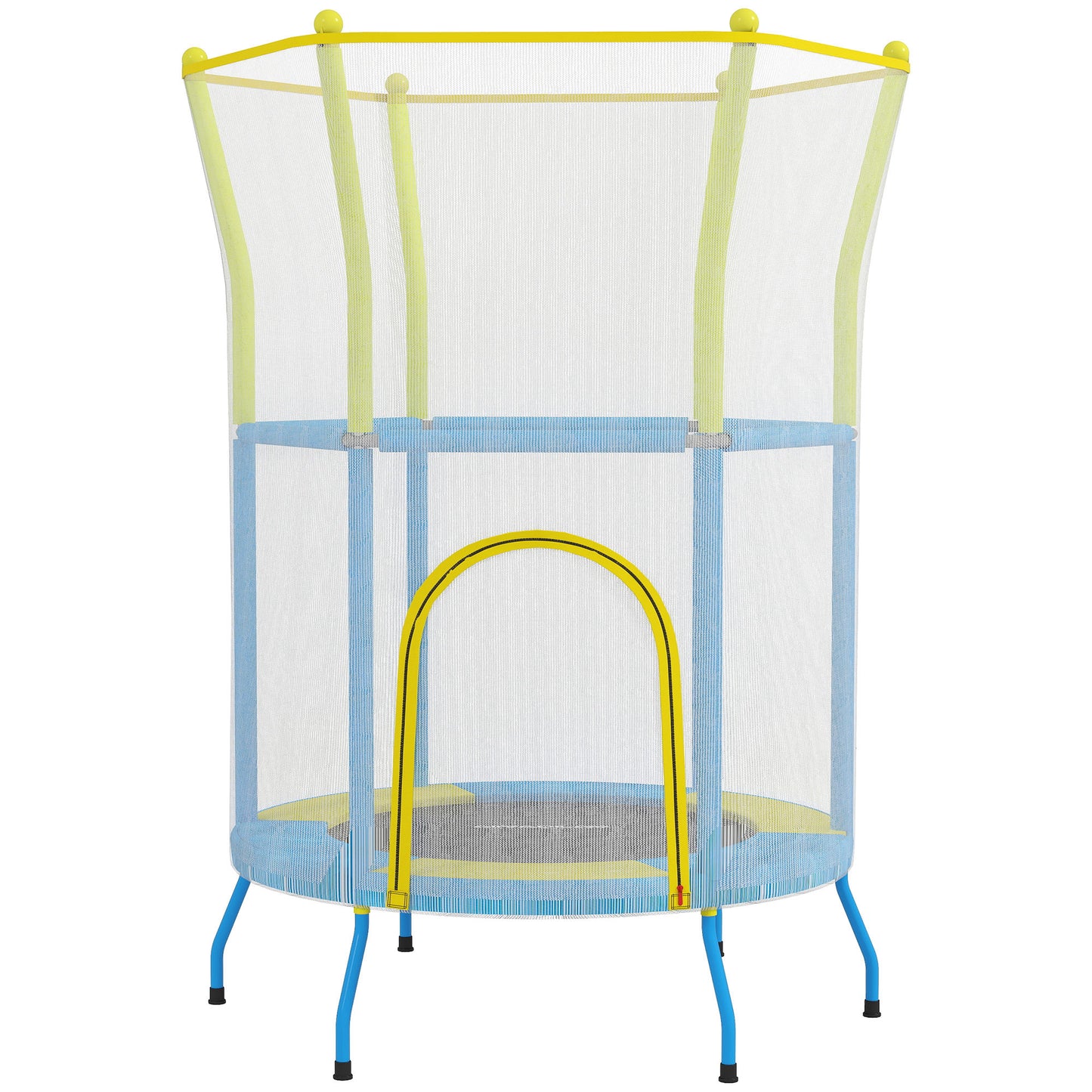 Aiyaplay Cama Elástica Infantil Ø140x190 Cm Con Red De Seguridad Multicolor_0