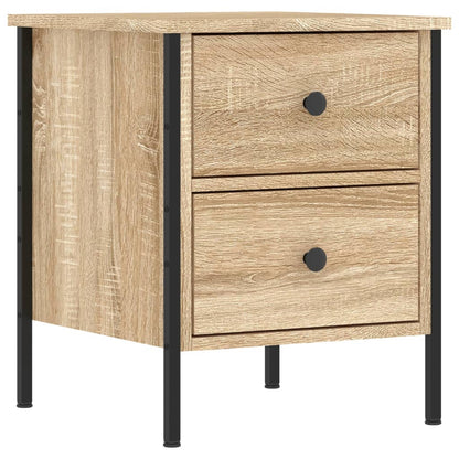 Mesitas Noche 2 Uds Madera Ingeniería Roble Sonoma 40x42x50 Cm_3
