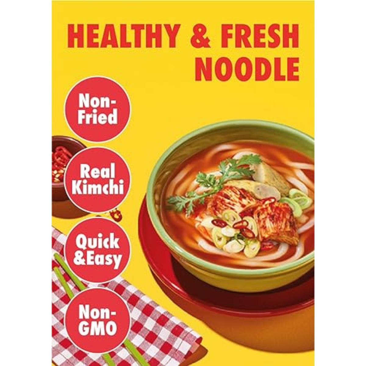 Noodles instantâneos, Ra Udong, Kimchi de rua coreano 215 g