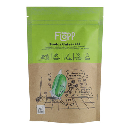 Limpia Suelos Universal BIO Eco Pack Flopp, 20 cápsulas