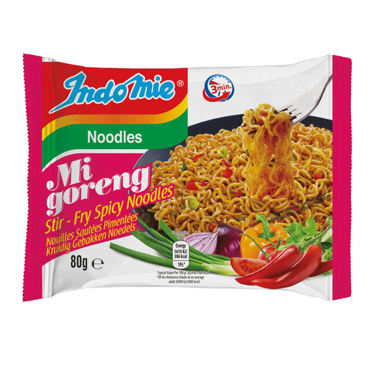 Fideos instantáneos Mi Goreng Pedas Indomie 80 g